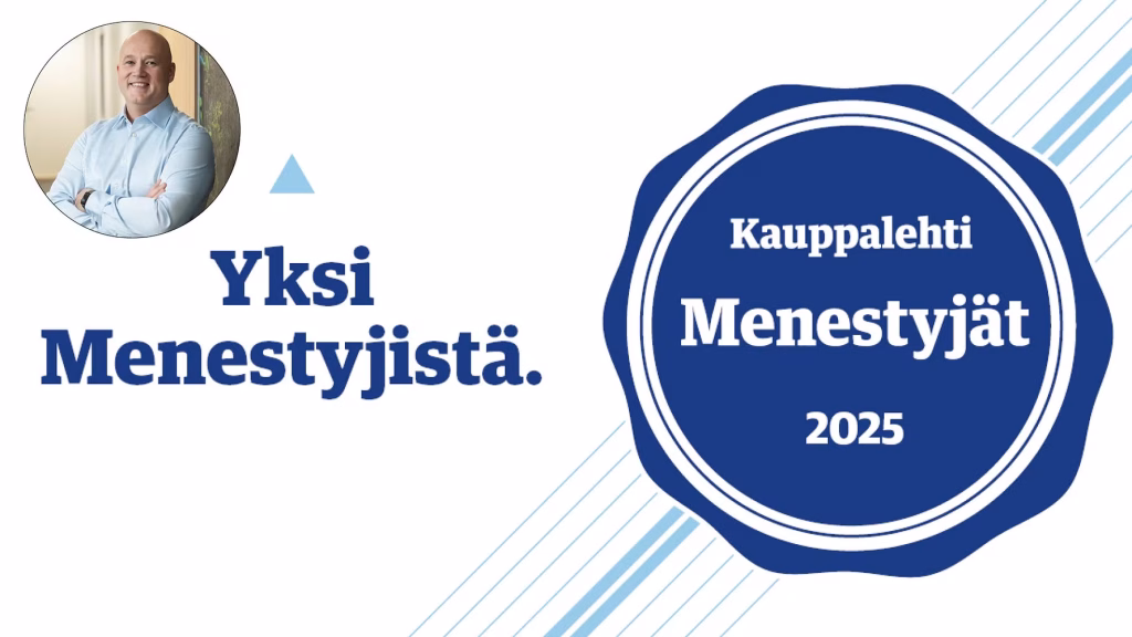 Arom-dekor Kemi Oy on saanut Menestyjä 2025 -sertifikaatin