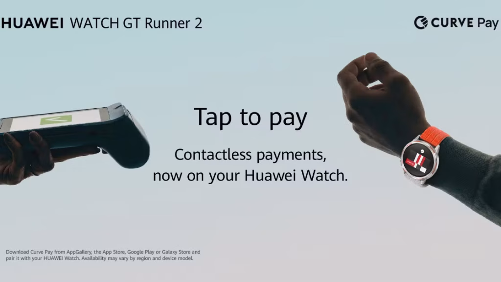 Huawei ilmoittaa Curve Pay -lähimaksujen laajentamisesta HUAWEI WATCH -laitteisiin Suomessa