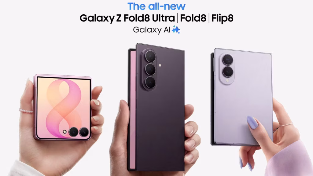 Samsung Galaxy Z Fold8 Ultra, Fold8 ja Flip8: taittuvat puhelimet jokaiseen elämäntyyliin