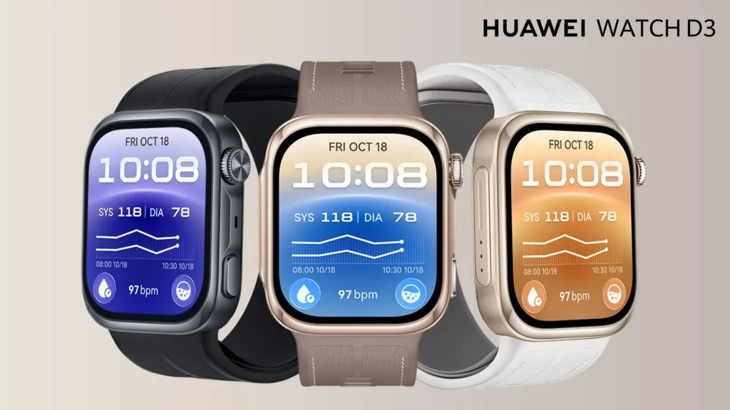 HUAWEI WATCH D3 nyt saatavilla – verenpaineen seuranta suoraan ranteesta